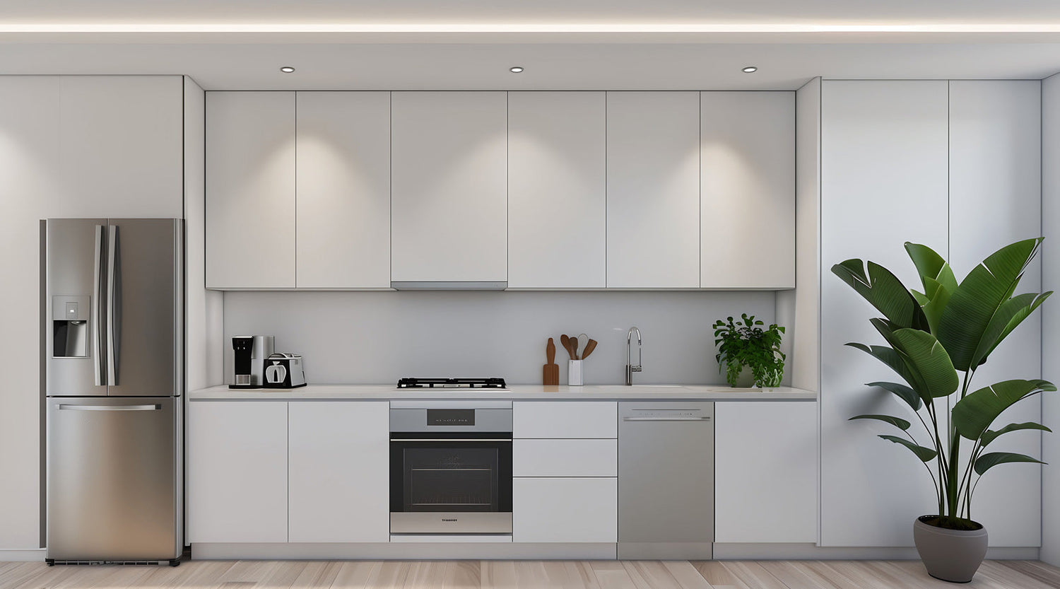 Illuminazione cucina: quanti lumen servono e dove posizionare i faretti
