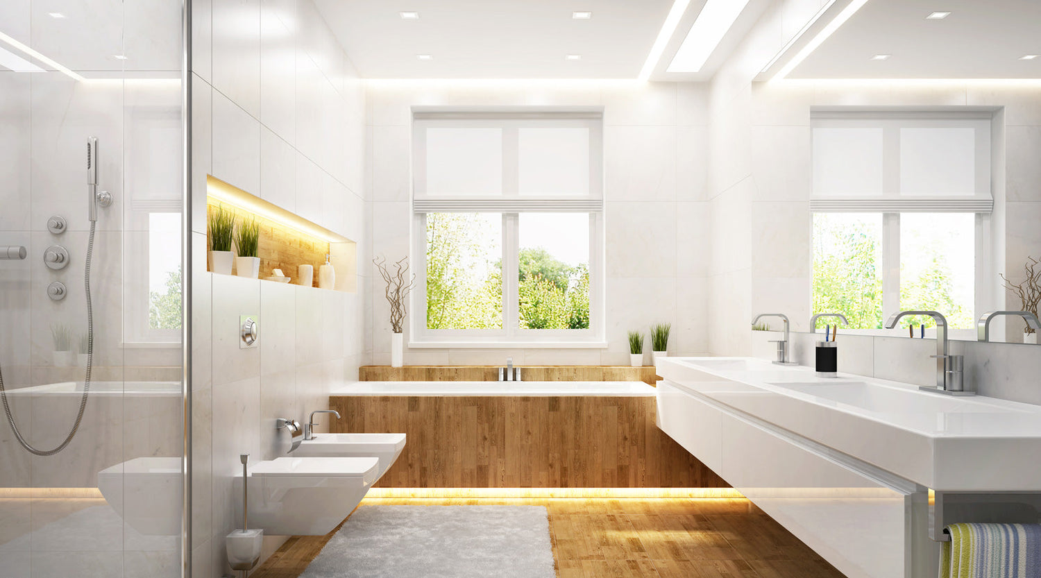 Illuminazione bagno: quanti lumen servono e quali faretti scegliere (IP44 o IP65)