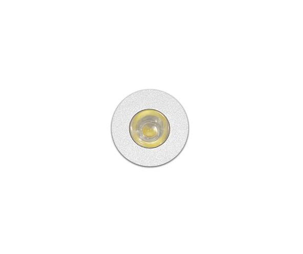 Incasso LED 1W con driver e doppia cornice – Ø3 cm