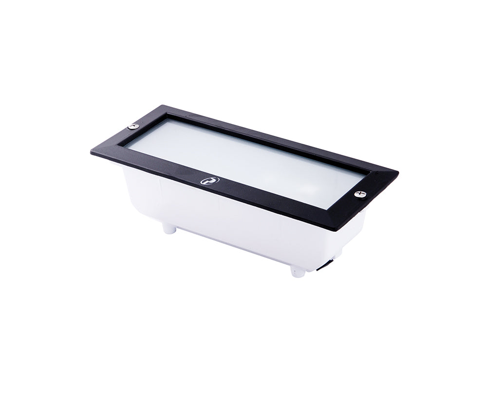 Segnapasso da incasso IP54 in alluminio pressofuso