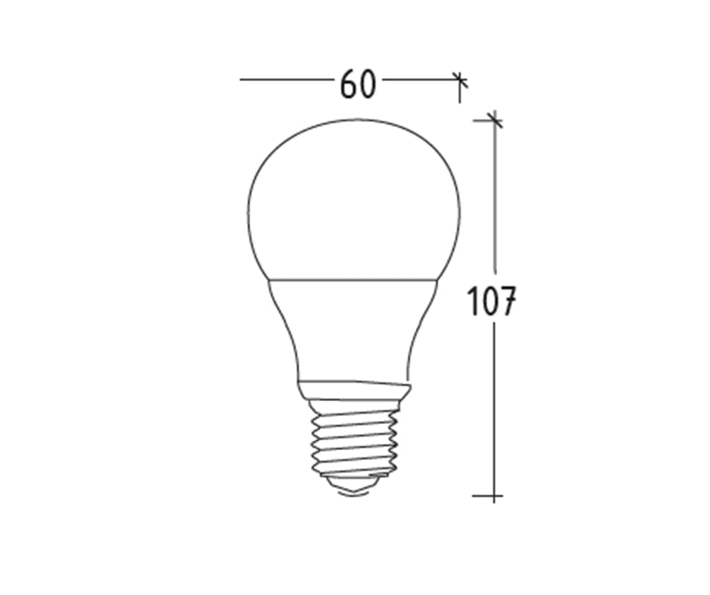 Lampada LED Goccia E27 12W – Luce Calda/Naturale/Fredda – 1200 lumen