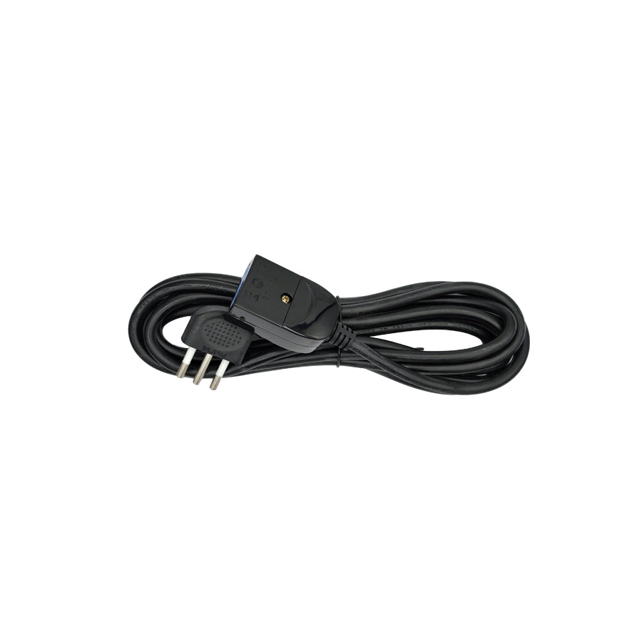 Prolunga elettrica 2 metri 10A con spina e presa 2P+T