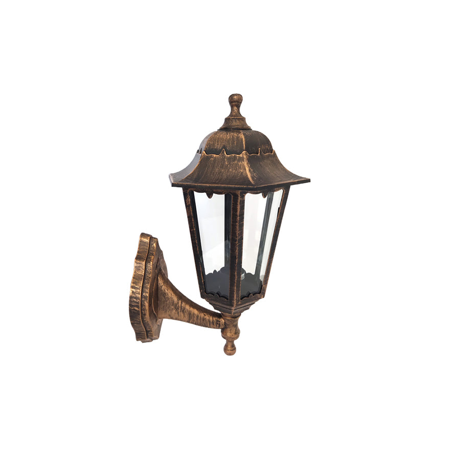 Lanterna da Esterno con Braccio Reversibile IP44 – applique classica da parete per giardino, ingressi e terrazze