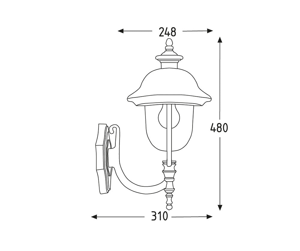 Lanterna da esterno IP44