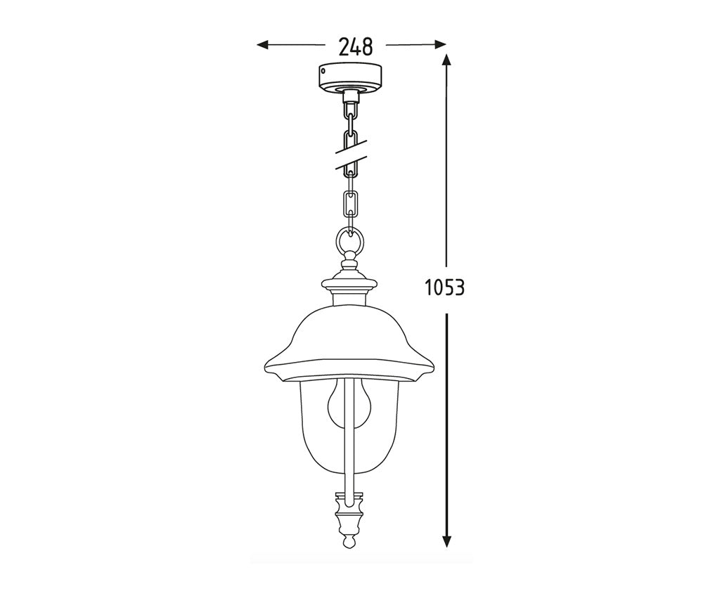Lanterna da esterno IP44