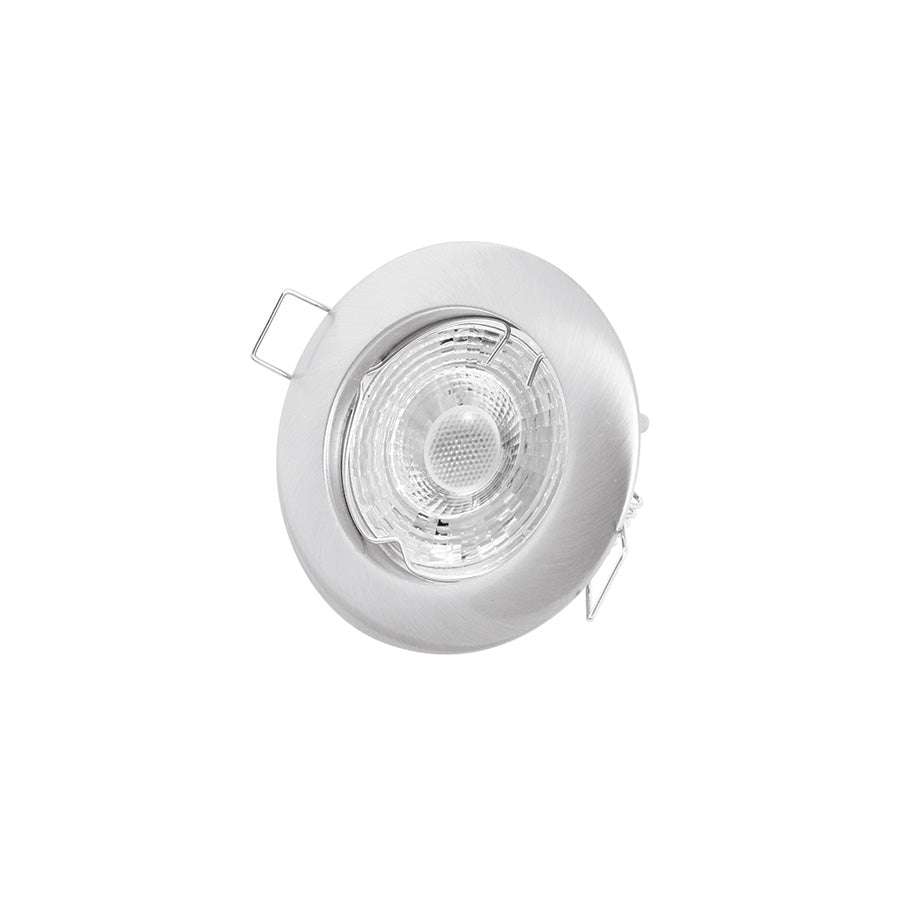 Faretto incasso GU10 foro 60 mm fisso per cartongesso controsoffitto – portafaretto rotondo LED interno IP20