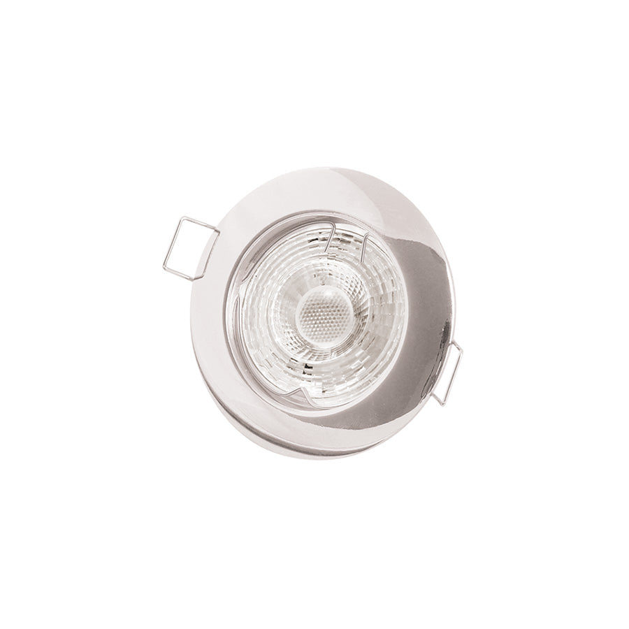 Faretto incasso GU10 foro 60 mm fisso per cartongesso controsoffitto – portafaretto rotondo LED interno IP20