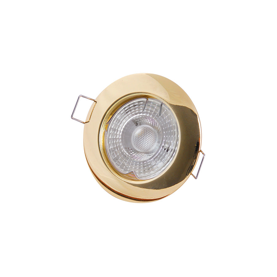 Faretto incasso GU10 foro 60 mm fisso per cartongesso controsoffitto – portafaretto rotondo LED interno IP20
