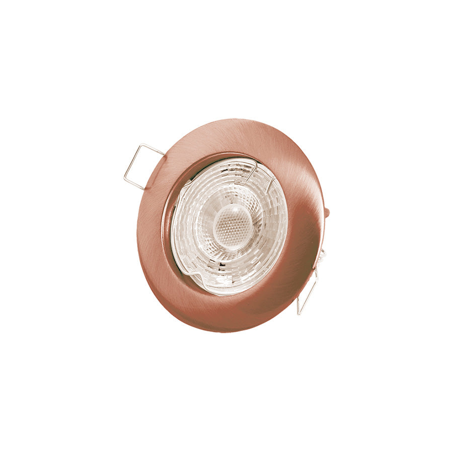 Faretto incasso GU10 foro 60 mm fisso per cartongesso controsoffitto – portafaretto rotondo LED interno IP20