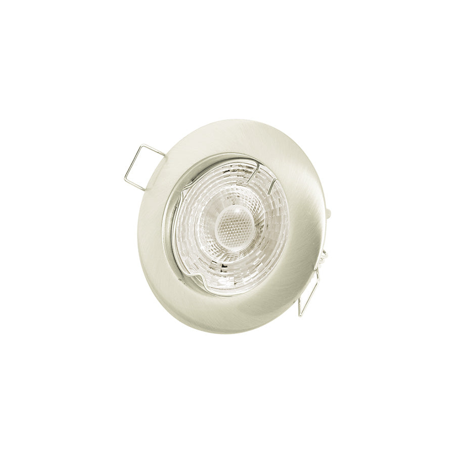 Faretto incasso GU10 foro 60 mm fisso per cartongesso controsoffitto – portafaretto rotondo LED interno IP20