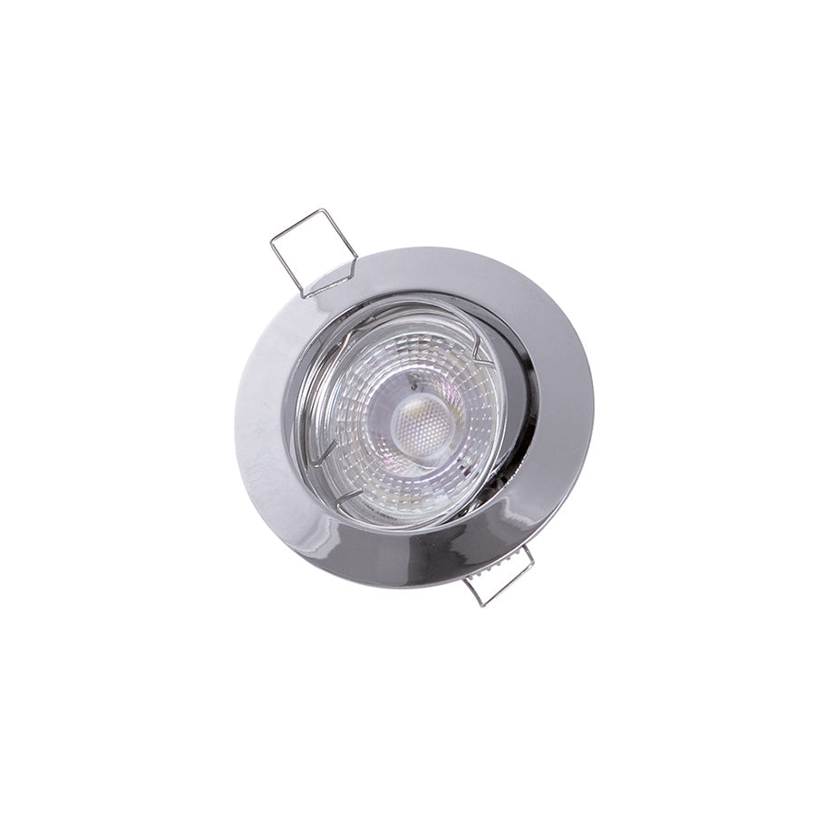 Faretto spot orientabile da incasso GU10 – Foro 74 mm Ø84