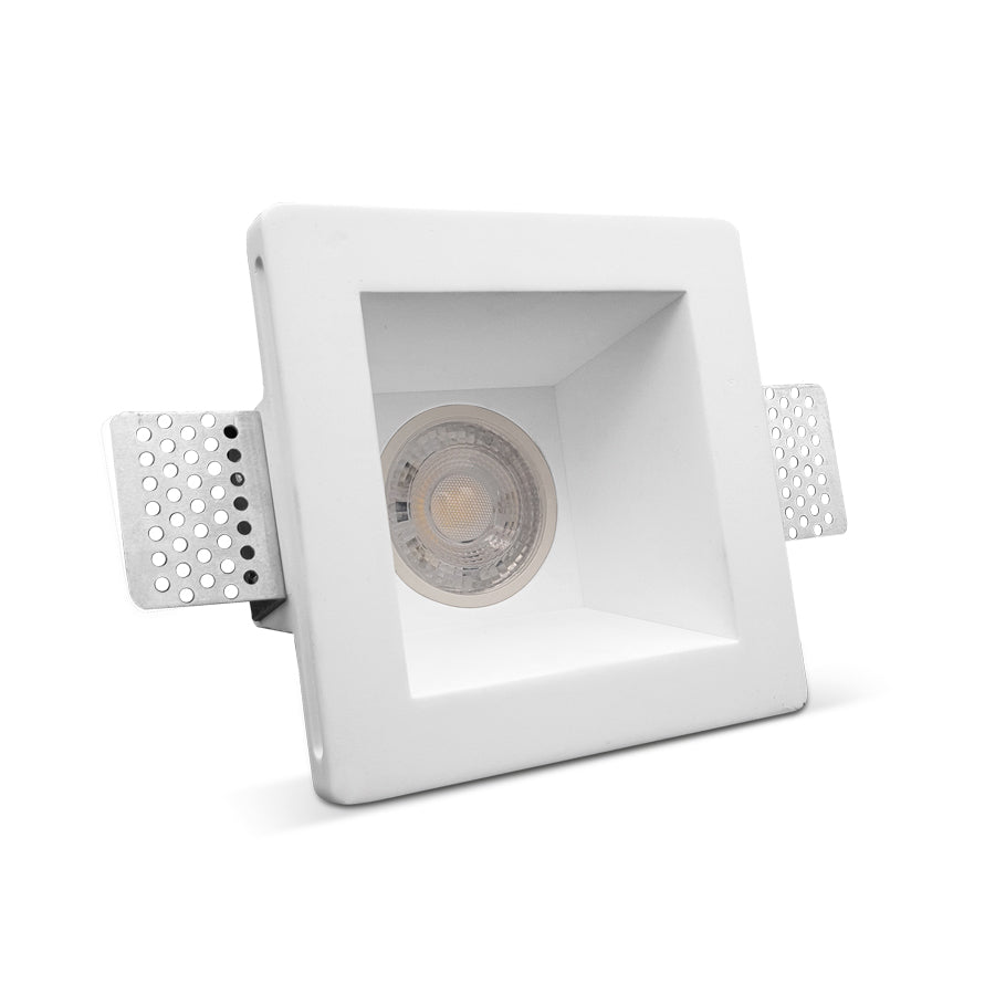 Faretto da incasso in gesso verniciabile – GU10 7W LED