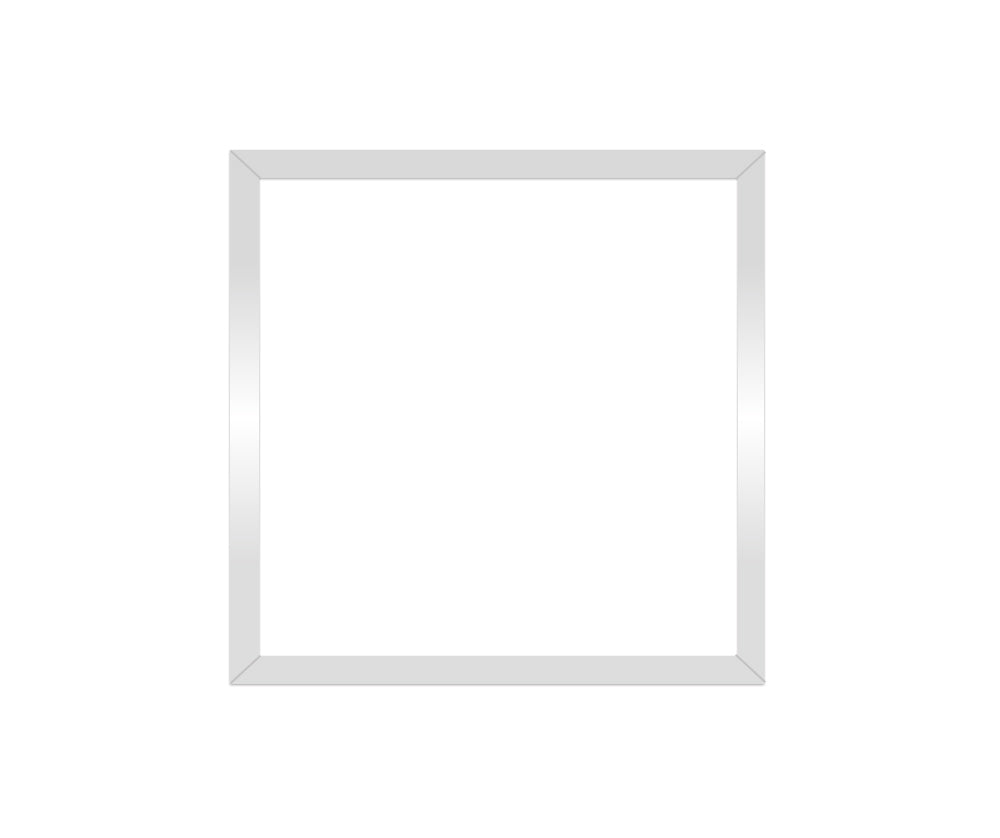 Kit cornice in alluminio per pannelli LED