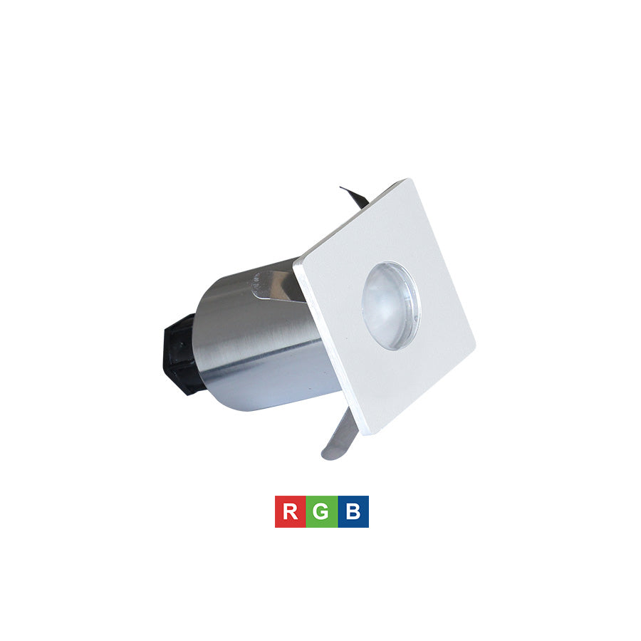 Incasso LED IP68 3W 12V Foro 35mm – mini segnapasso LED impermeabile da esterno e interno