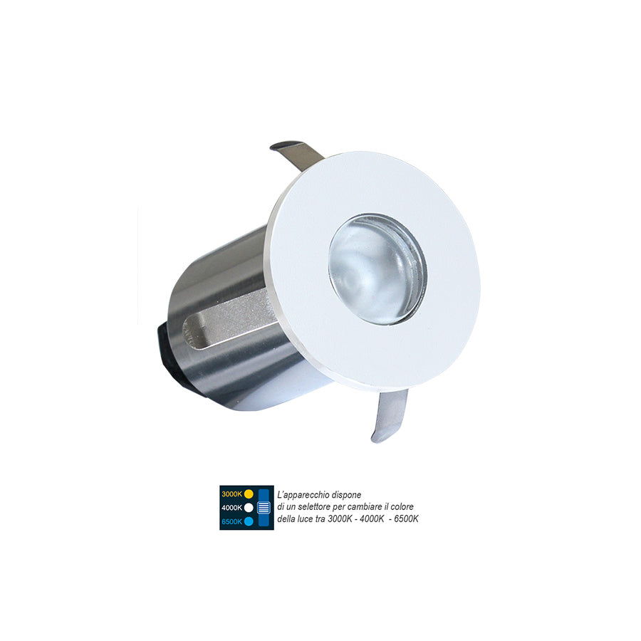Incasso LED IP68 da esterno/interno – Foro 35mm