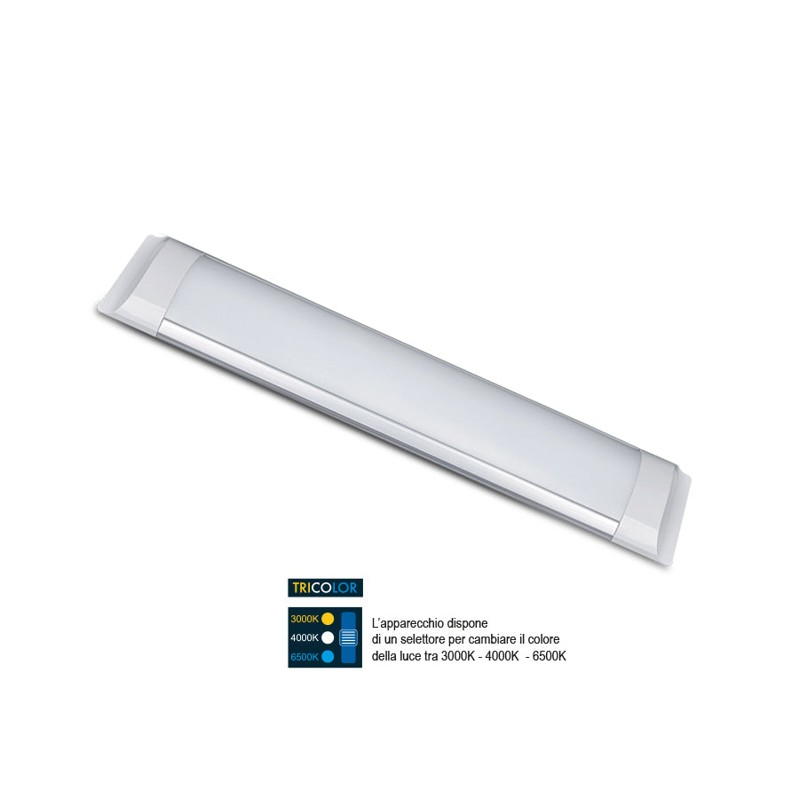 Plafoniera LED Tricolor da Interno – 9W – 1000 Lumen – IP20
