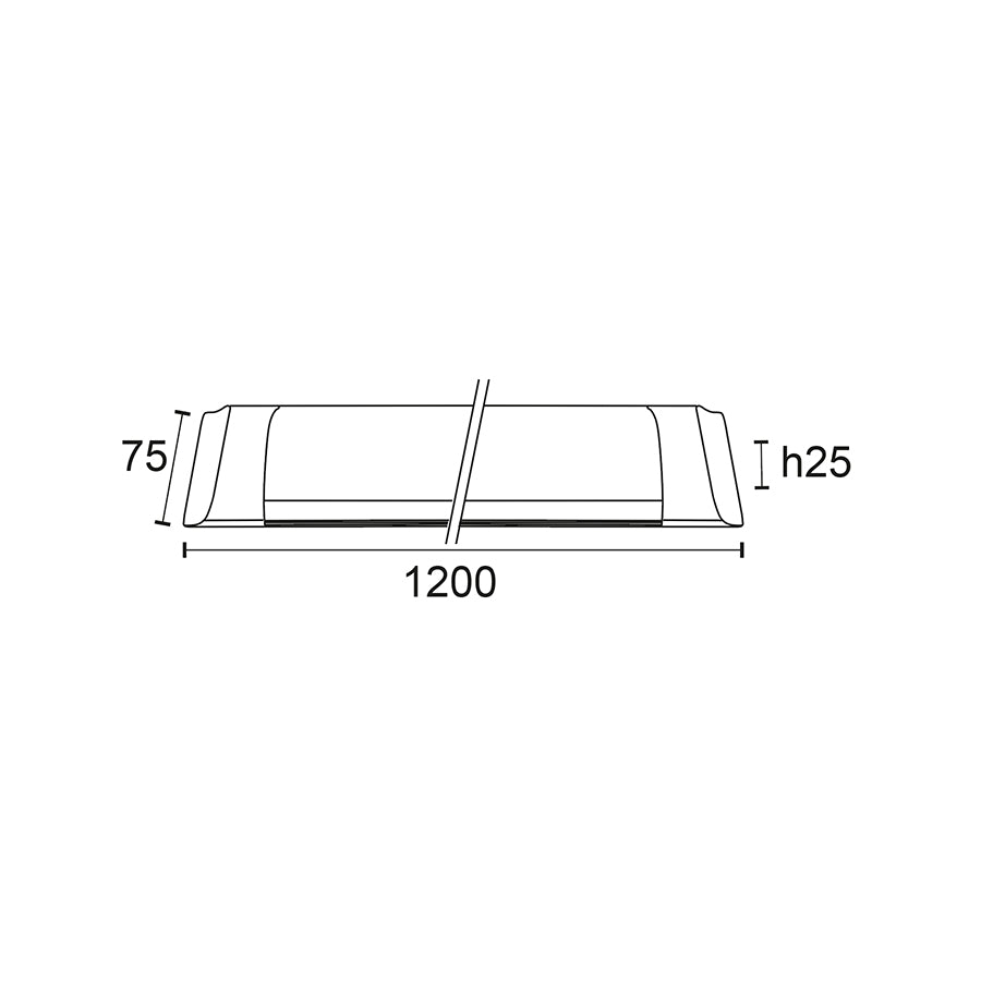 Plafoniera LED 36W da interno – Design slim