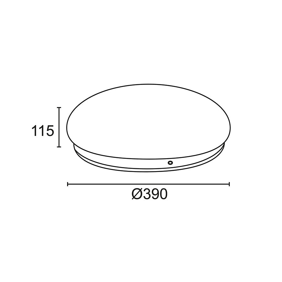 Plafoniera LED rotonda 24W – 2750 lumen Tricolor o 3000K