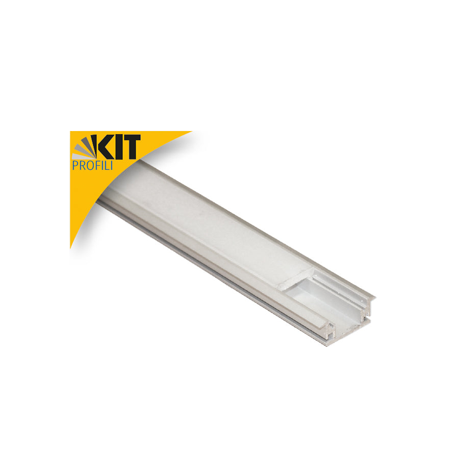 Kit profilo calpestabile da incasso 2m per strisce LED