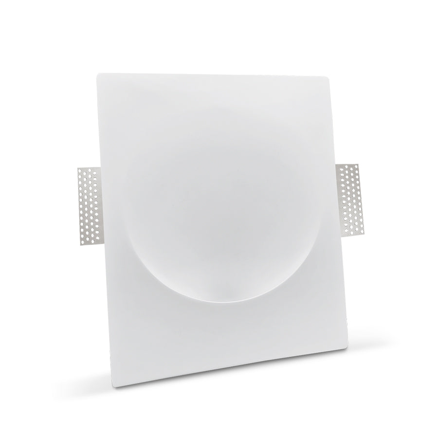 Faretto in gesso da incasso luce sfumata GU10