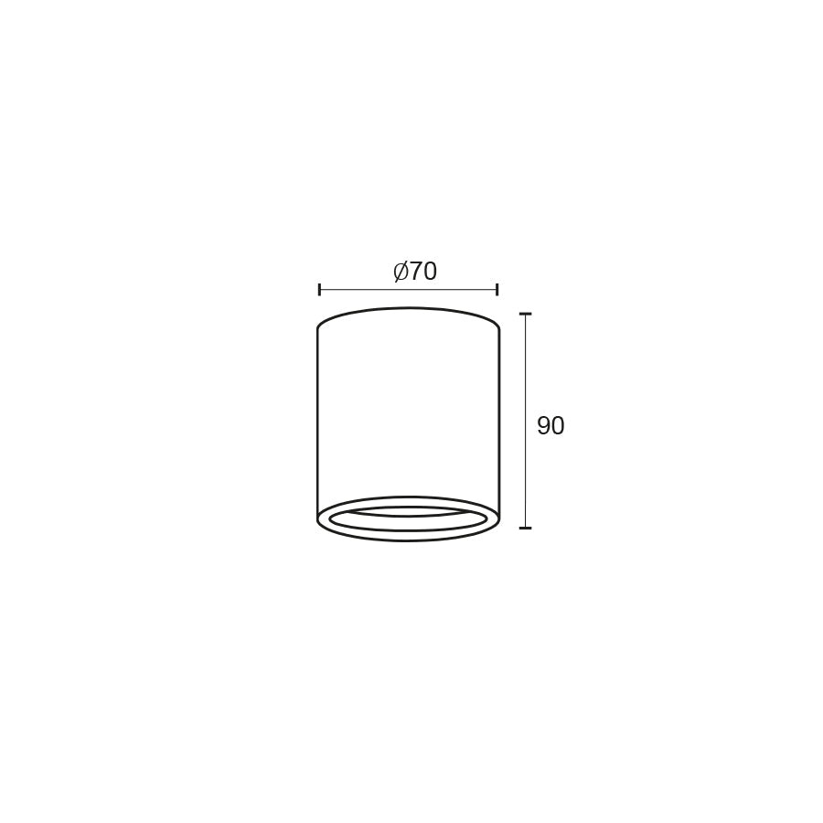 Faretto in gesso per controsoffitto - GU10