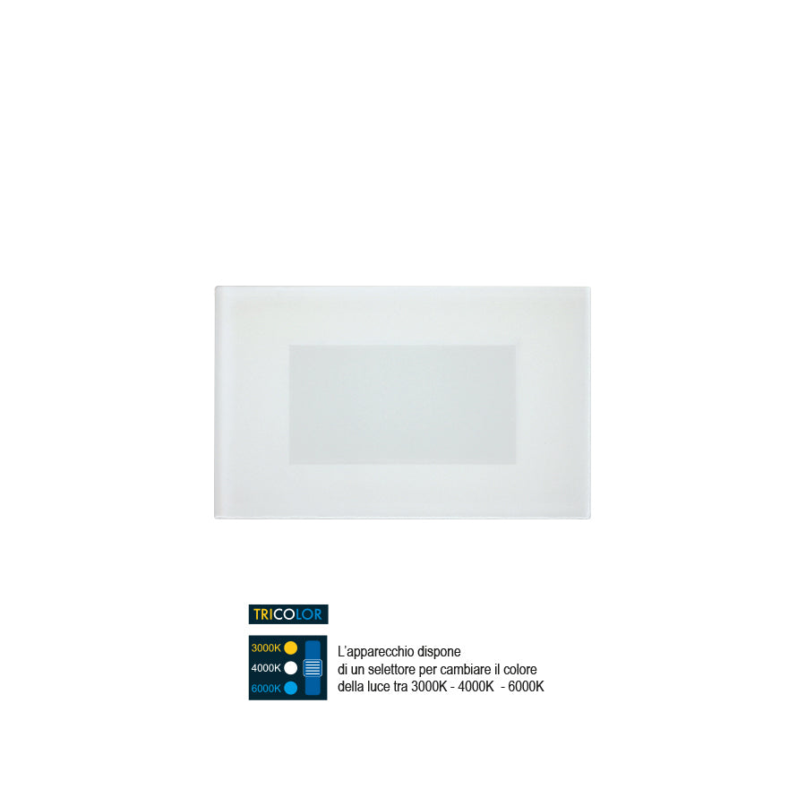 Segnapasso LED da Incasso a Pozzetto 3W IP65 – luce da esterno per vialetti, scale e camminamenti