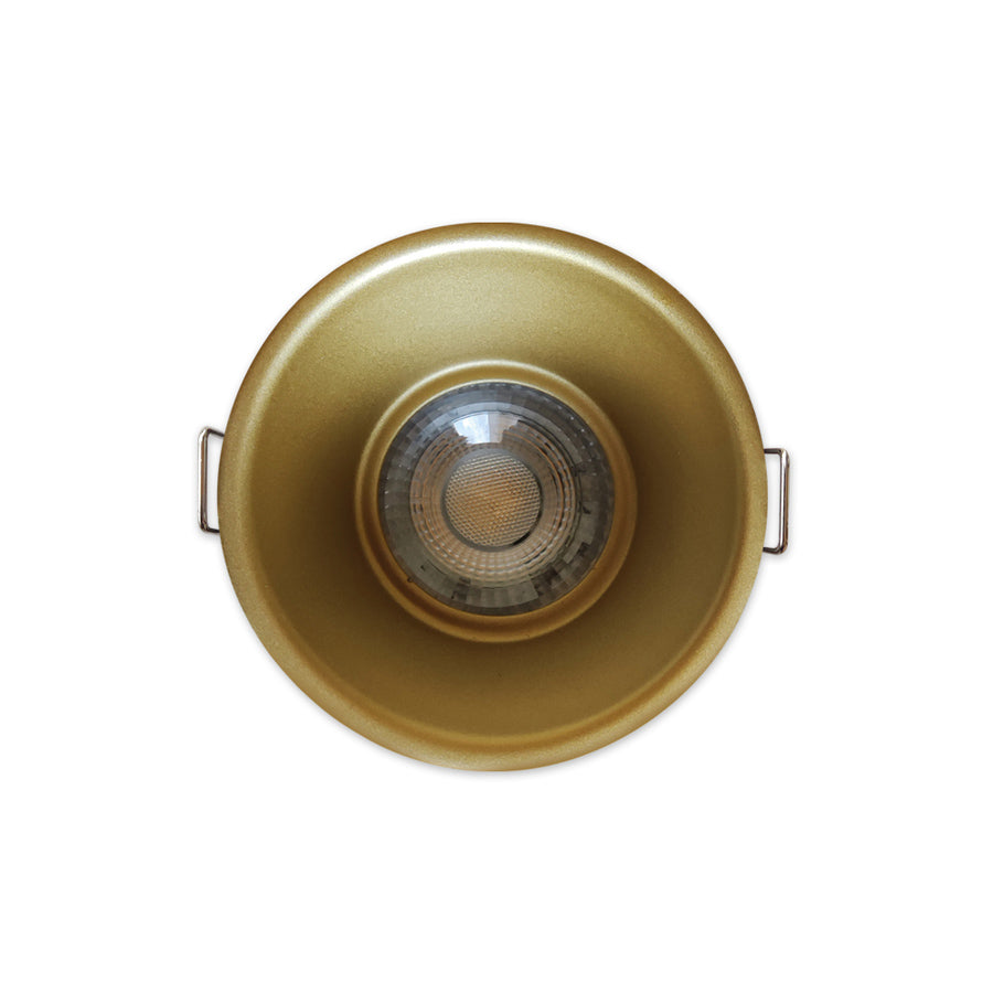 Faretto incasso circolare GU10 foro 75 mm con portalampada incluso per cartongesso controsoffitto – portafaretto LED interno IP20