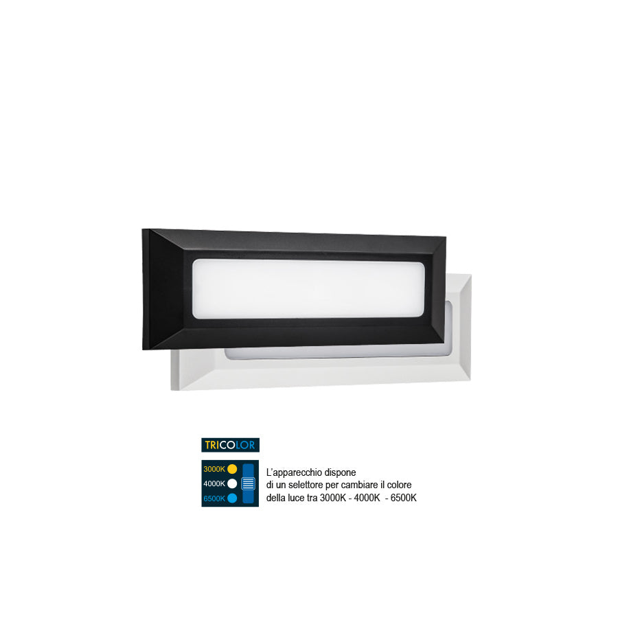 Segnapasso Tricolor in Polipropilene - 4W - 500 Lumen - IP65