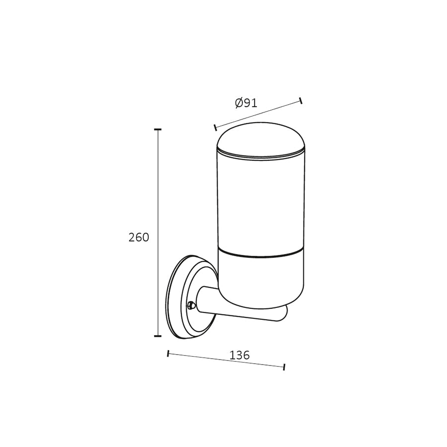 Lampada da Esterno in Polipropilene – Attacco E27 – IP54 – 40W Max