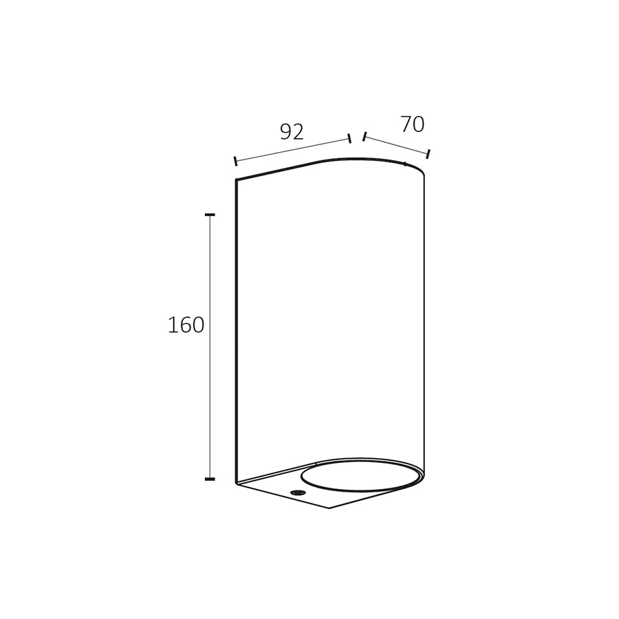 Lampada da Parete Up & Down – 2xGU10 – IP54
