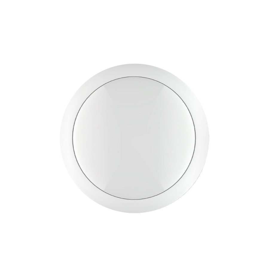 Plafoniera LED Rotonda 14W – 1400 Lumen – IP54 – Tricolor – Cornice Nera Inclusa