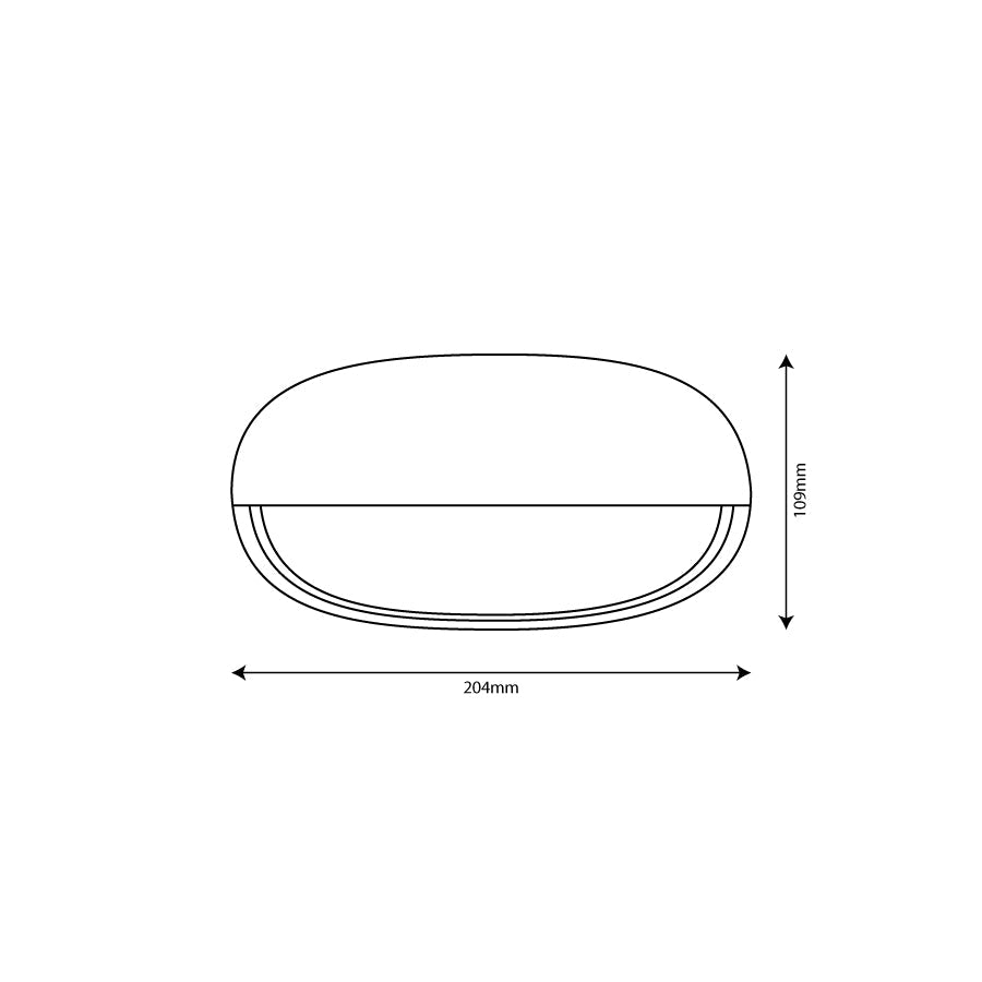 Set Cornici di Ricambio per Plafoniera Ovale 14W – Compatibile con 401041X