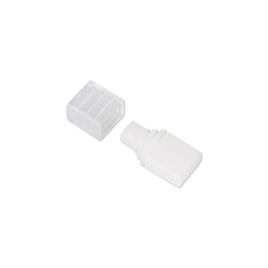 Coppia Tappi di Chiusura per Striscia LED 220V – Compatibili con bobina 25m