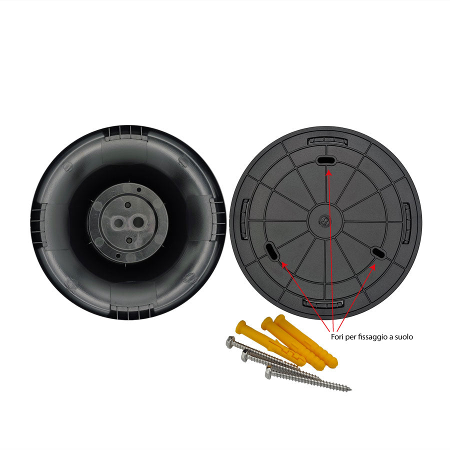 Supporto da Suolo per Paletto LED 401060Z – Accessorio di Montaggio