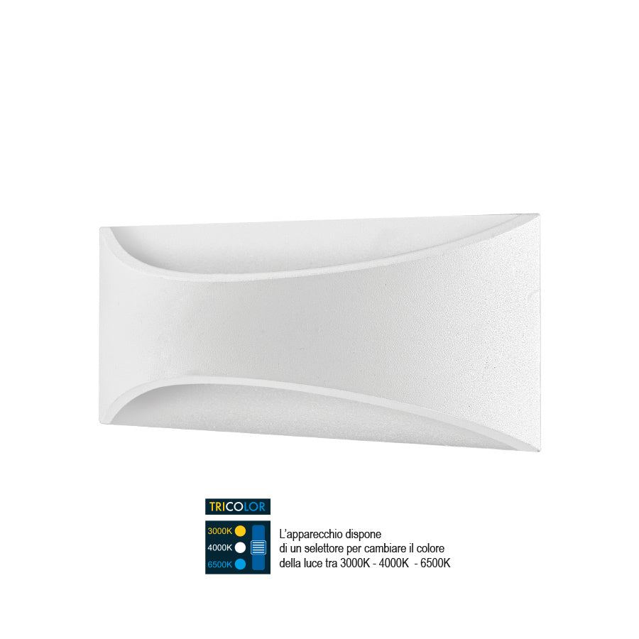 Applique LED da parete 7W IP54 – Tricolor per interno/esterno