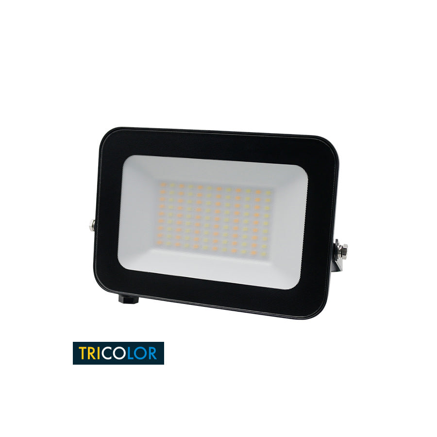 Proiettore LED 50W IP65 Tricolor con vetro antiriflesso