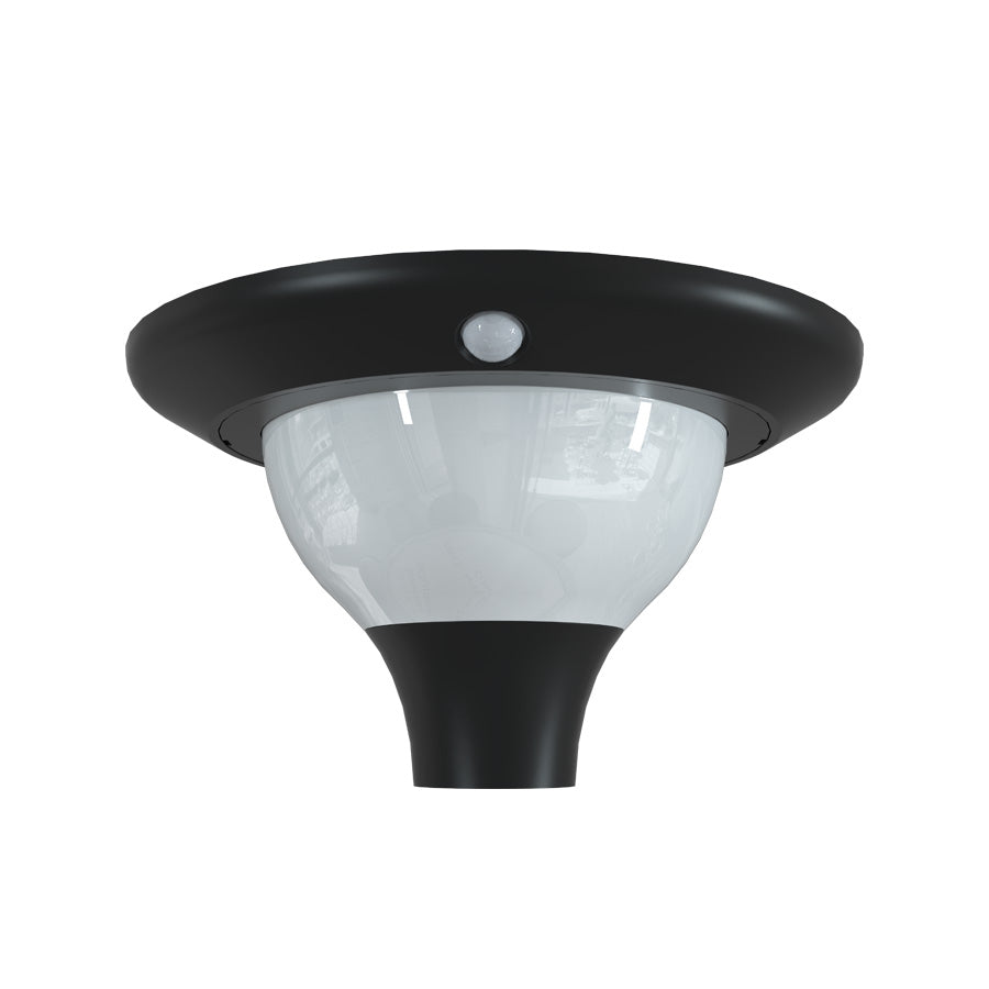 Lampione LED solare 15W 2200 lumen da Palo Ø60 con sensore crepuscolare e di prossimità - Tricolor - IP65