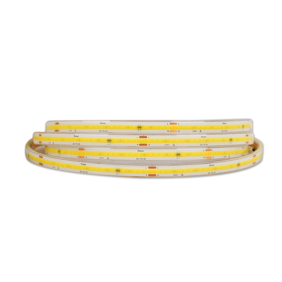 Striscia LED COB 220V 14W/m 1400 Lumen bobina 5 metri