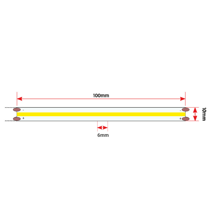 Striscia LED COB 220V 14W/m 1400 Lumen bobina 5 metri