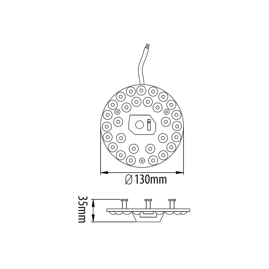 Modulo LED magnetico 12W 1400Lm Fivecolor