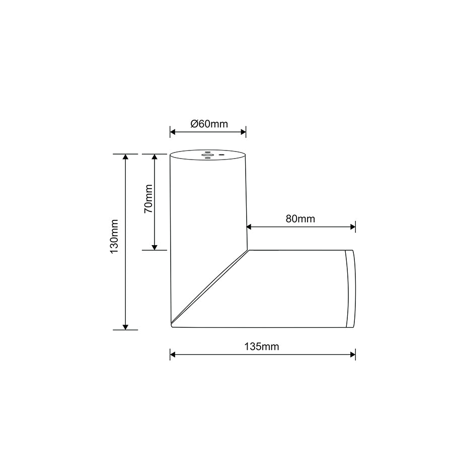 Portafaretto orientabile GU10 da parete o soffitto in alluminio