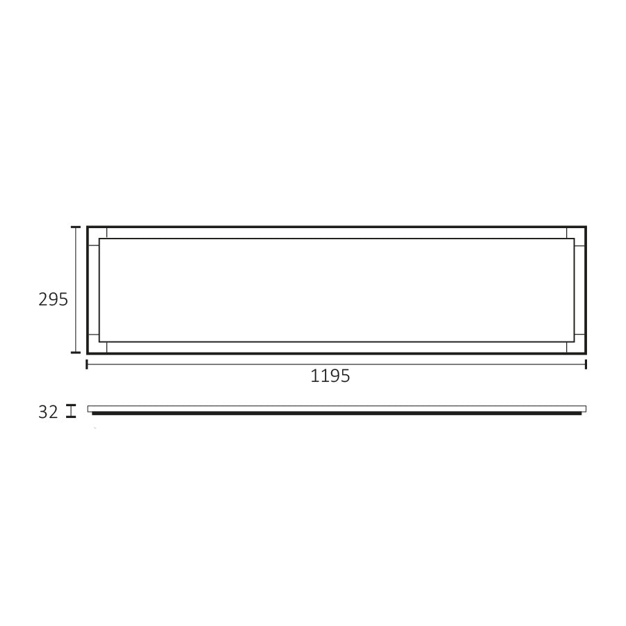 Pannello LED 30x120 Backlight 40W 4800 lumen Tricolor – pannello LED UGR<19 per uffici e controsoffitti