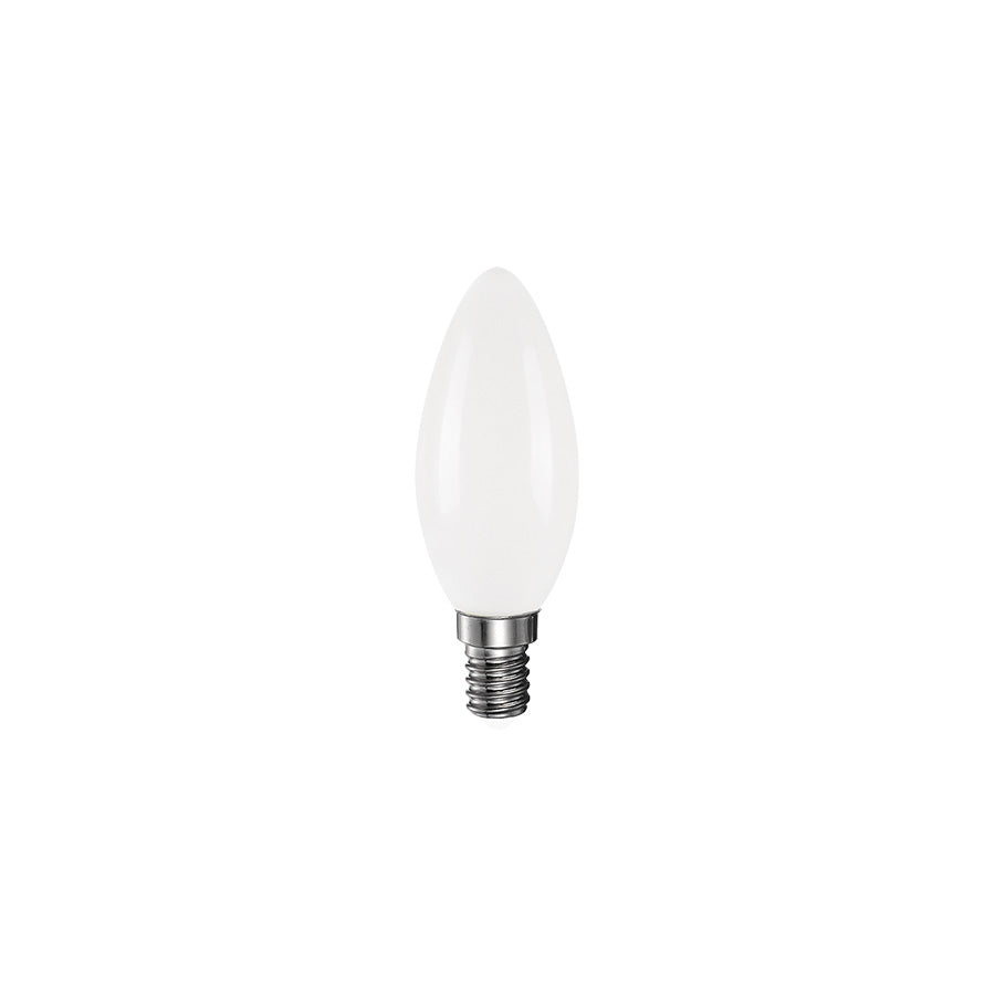 Lampada LED Candela Filamento E14 5W Opale – 550 Lumen