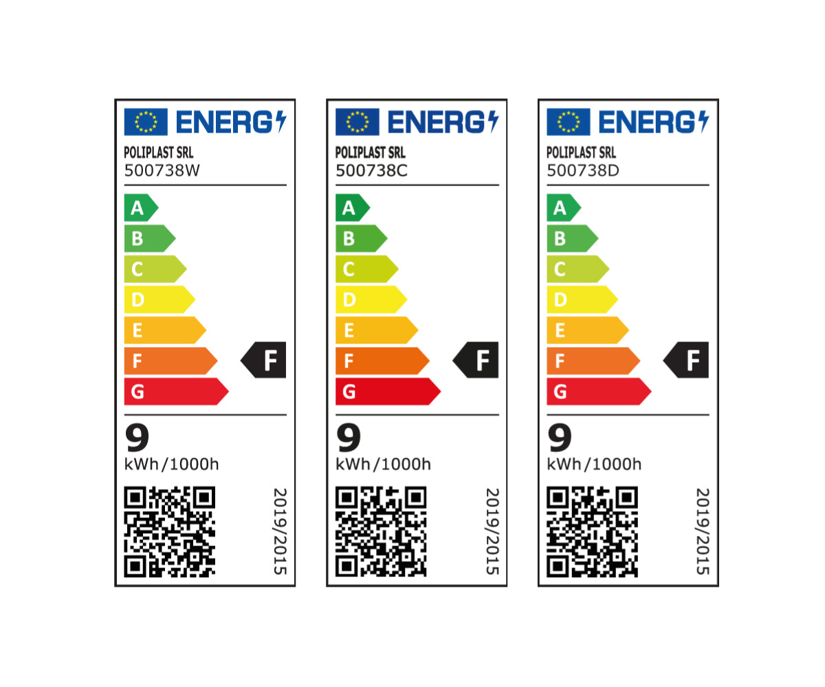 Tubo LED Vetro T8 9W G13 60 cm (500738) – 3000/4200/6500K