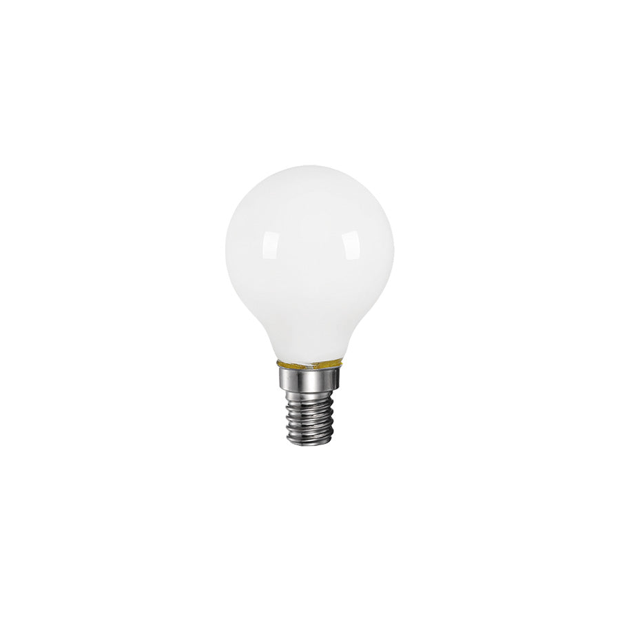 Lampada LED Sfera Filamento E14 4W Opale – Luce Decorativa a Basso Consumo