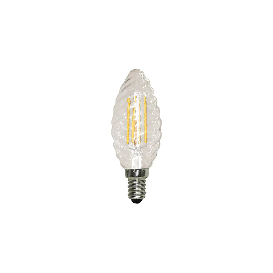 Lampadina LED Filamento Tortiglione E14 4W 4000K trasparente