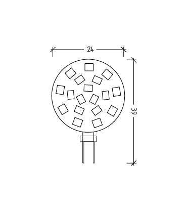 Lampada LED Mini Spot G4 2W - 220 lumen