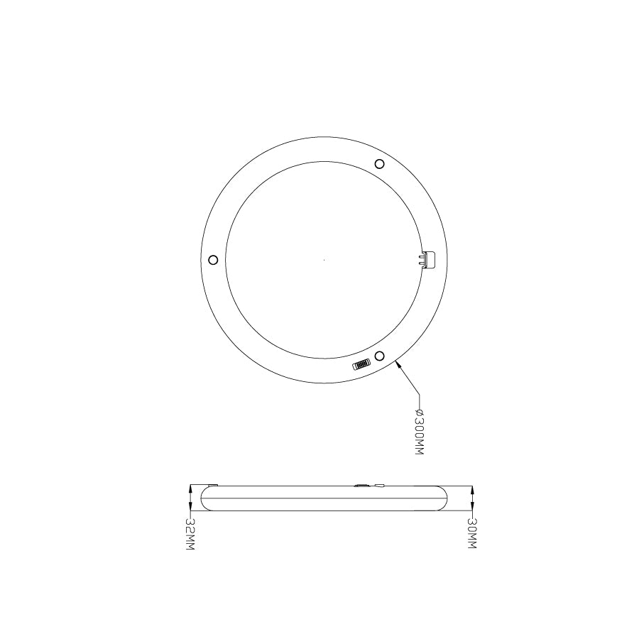 Lampada LED Circolare T9 C10Q Tricolor 19W - 1950 lumen