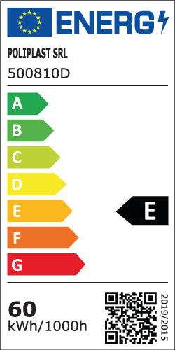 Lampada LED ovale 60W 7200 lumen attacco E27