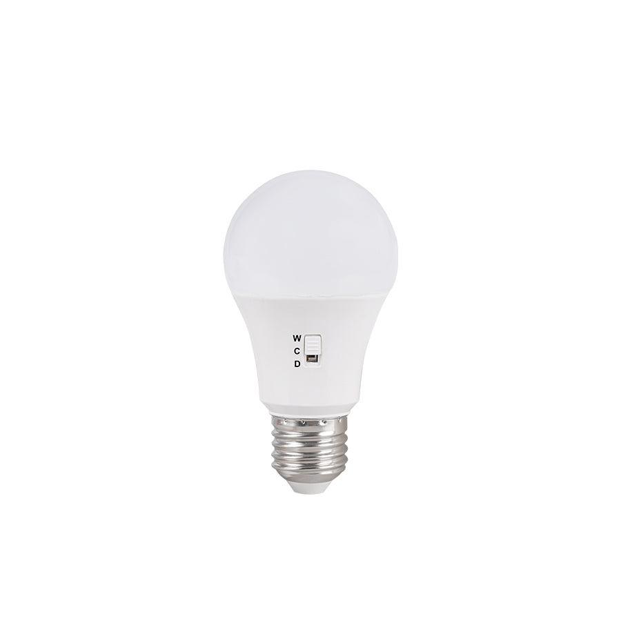 Lampadina LED E27 Goccia 10W Tricolor 3000K 4000K 6500K